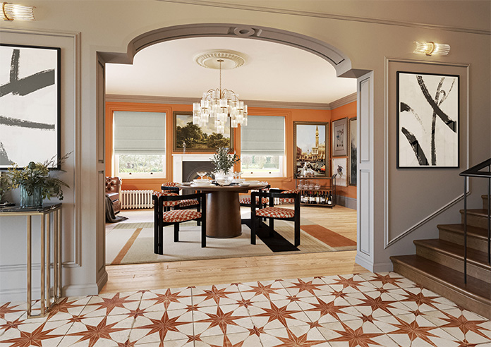 Melrose (Blackout), Wheat - Roman Blind - Image 6